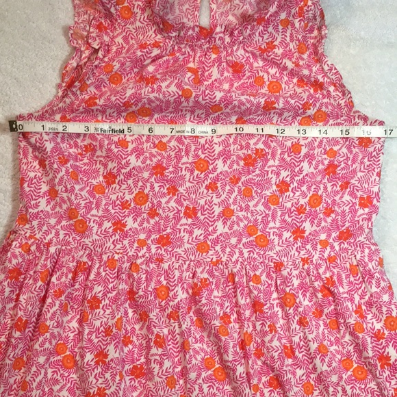 J. Crew Factory ruffle tiered floral midi dress - Picture 5 of 14